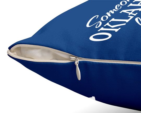 Someone In Oklahoma Loves Me Throw Pillow