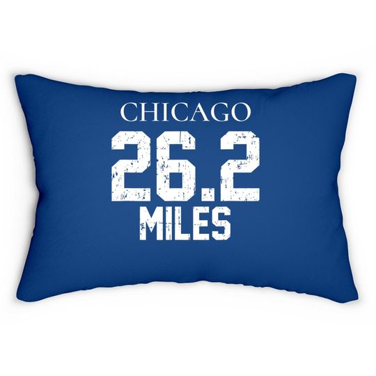 Chicago 26.2 Running Lumbar Pillow