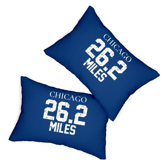 Chicago 26.2 Running Lumbar Pillow