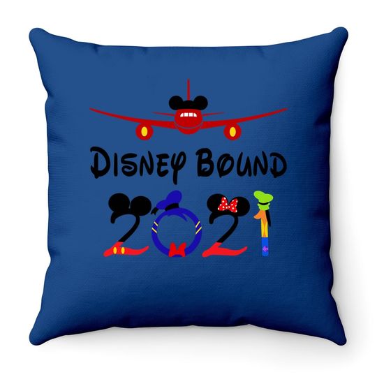 Disneyworld Mickey And Minnie Vacation Throw Pillow