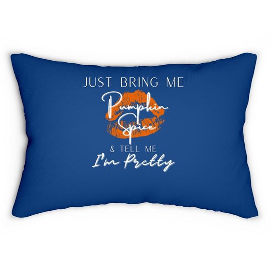 Pumpkin Spice, Pumpkin Spice Lover, Fall Season Lumbar Pillow