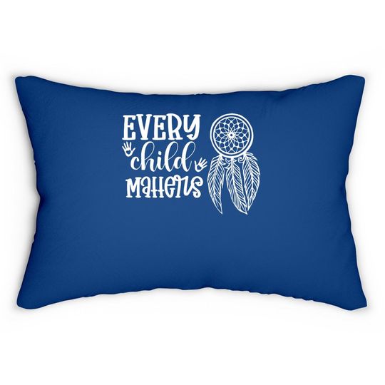 Native Residential Schools Every Child Matters Orange Day Lumbar Pillow