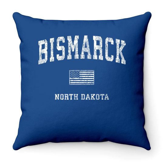 Bismarck North Dakota Throw Pillow