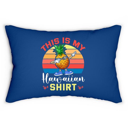 Pineapple Hawaiian Lumbar Pillow