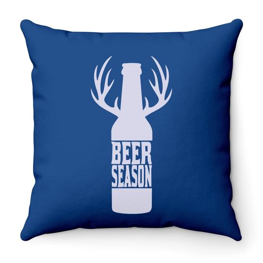 Beer Season Throw Pillow