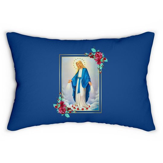 Dogma Of The Ascension Of The Immaculate Conception Of Mary Lumbar Pillow