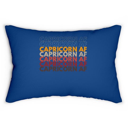 Capricorn Af Apparel Zodiac Lumbar Pillow