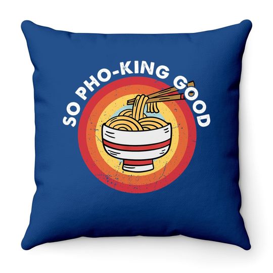 Pho Ranoodle Gift For Pho Lover Throw Pillow