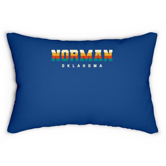 Norman Oklahoma Hometown Lumbar Pillow
