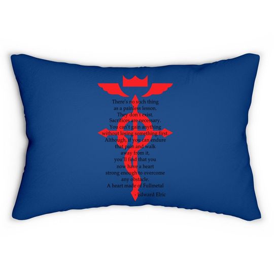 Fullmetal Alchemist Short Sleeve Lumbar Pillow Classic Adult Lumbar Pillow