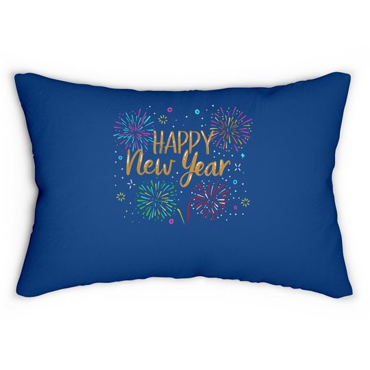 New Years Eve Party Supplies Nye 2021 Happy New Year Lumbar Pillow