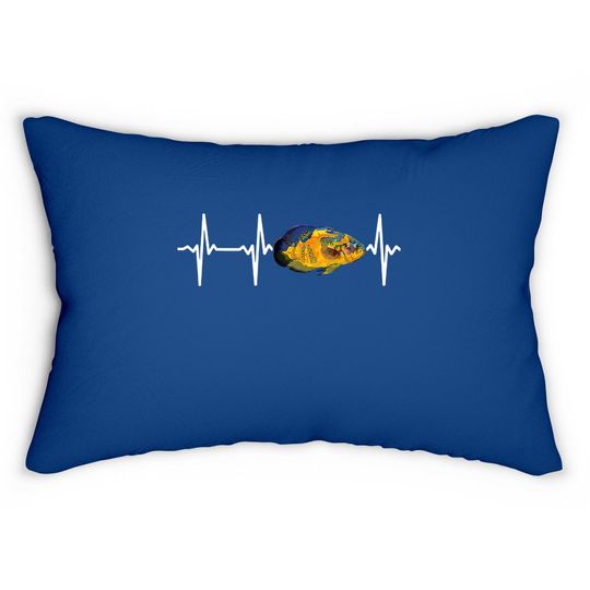 Oscar Fish Heartbeat Lumbar Pillow