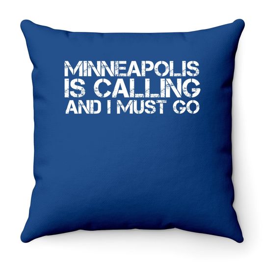 Minneapolis Minnesota Throw Pillow