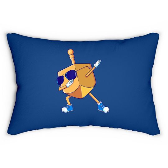 Hanukkah Dancing Chanukah Girls Boys Lumbar Pillow