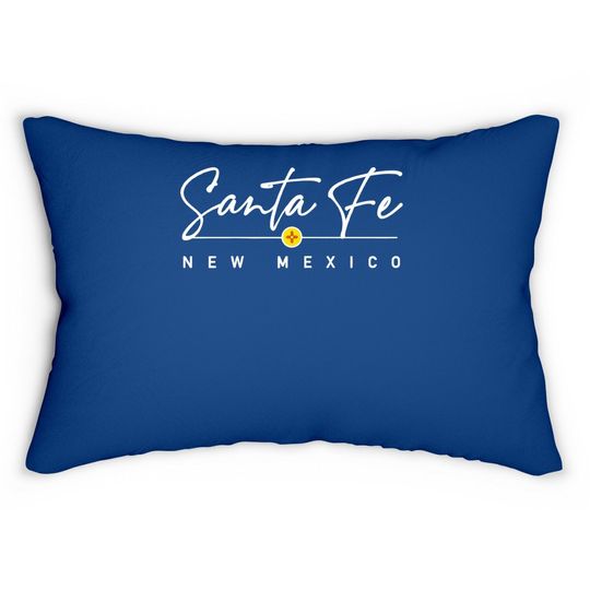 Santa Fe, New Mexico Lumbar Pillow