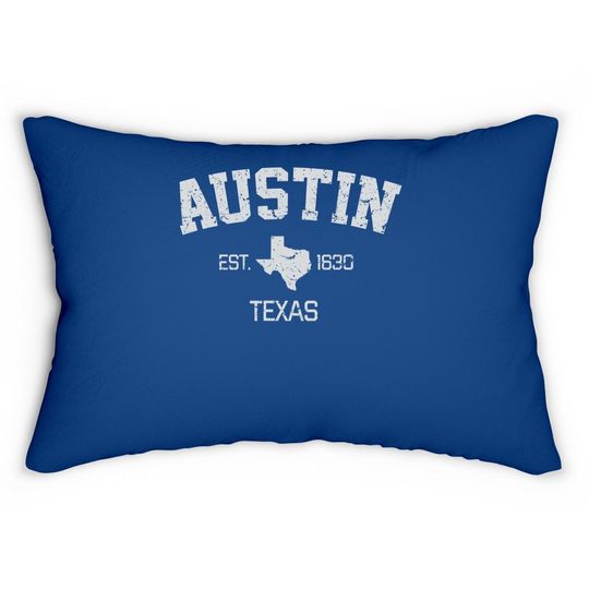 Austin Texas Lumbar Pillow