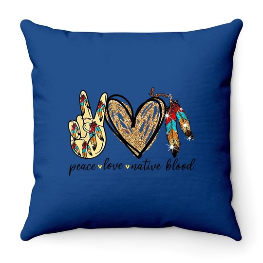 Native Blood Classic Throw Pillow