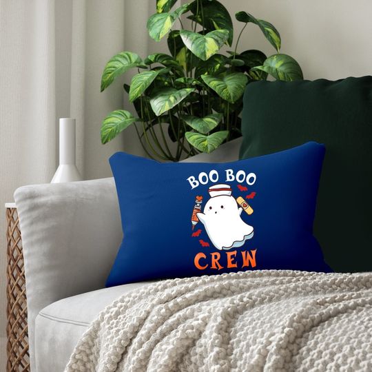 Halloween Nurse Boo Boo Crew Lumbar Pillow