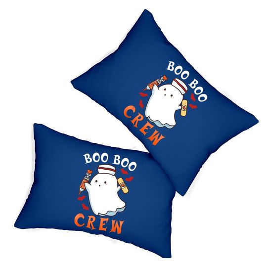 Halloween Nurse Boo Boo Crew Lumbar Pillow