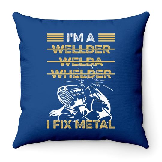 Welding Quote For A Welder Throw Pillow