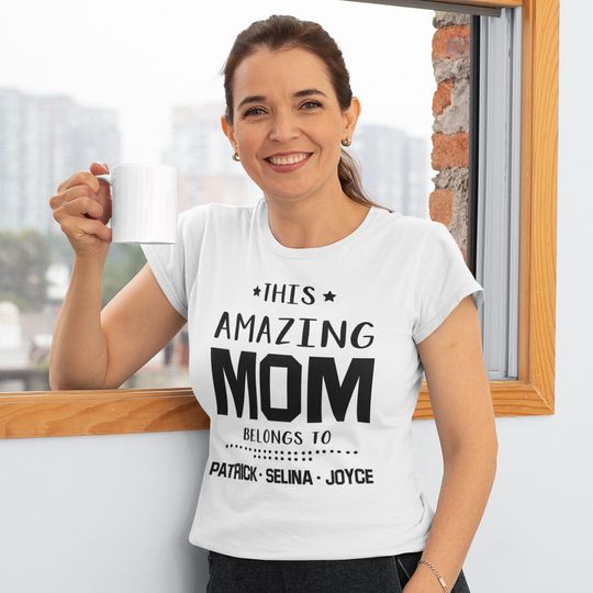 This Amazing Mom Belongs To Custom T Shirt