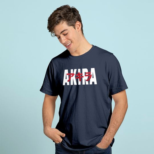 Akira Japanese Text T-shirt