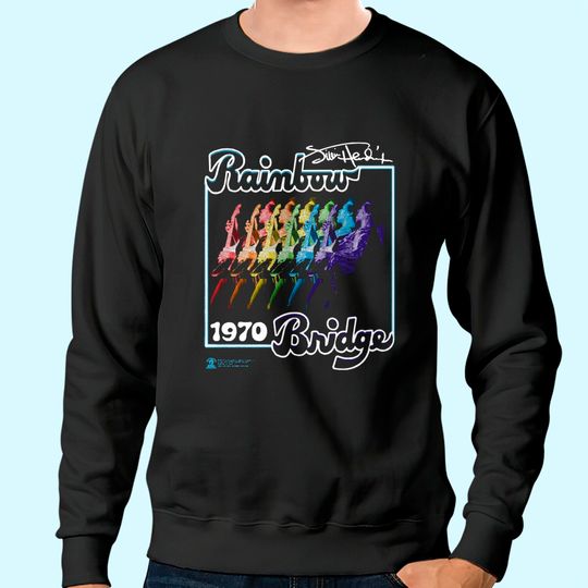 Jimi Hendrix - Mens Rainbow Bridge Sweatshirt