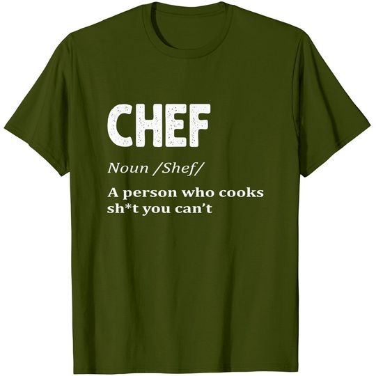 Chef Men's T Shirt Definition