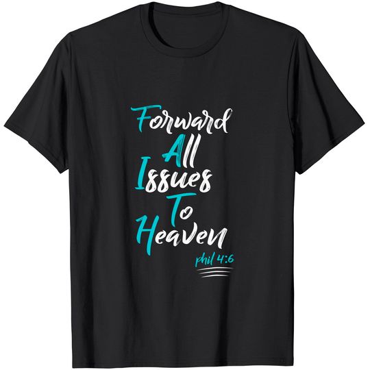Faith Over Fear Spiritual Uplifting Christian Plus Size Tops T-Shirt