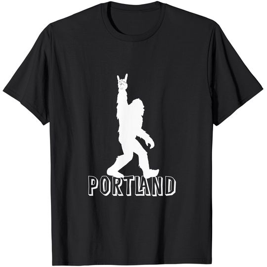 Bigfoot Portland Oregon Rock And Roll T Shirt