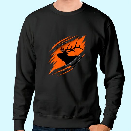 Elk Hunting Premium Sweatshirt