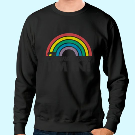 Sounds Gay I'm In Rainbow 70's 80's Style Retro Gay Sweatshirt