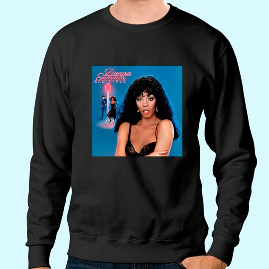 VirgieBSmith Donna Summer Bad Girls Round Neck Sweatshirt Sports Men's Short Sleeve Sweatshirt