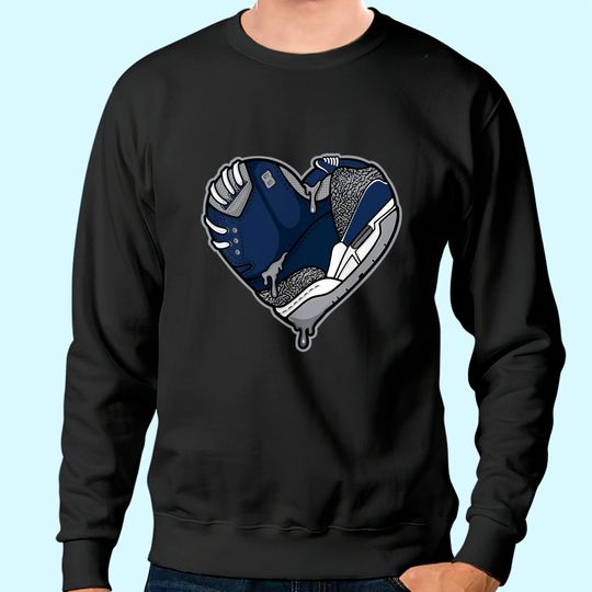 SNK Heart Tee to match Georgetown Sweatshirt