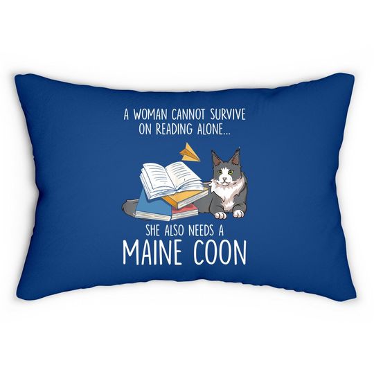 Sche Also Needs A Maine Coon Cat Lumbar Pillow