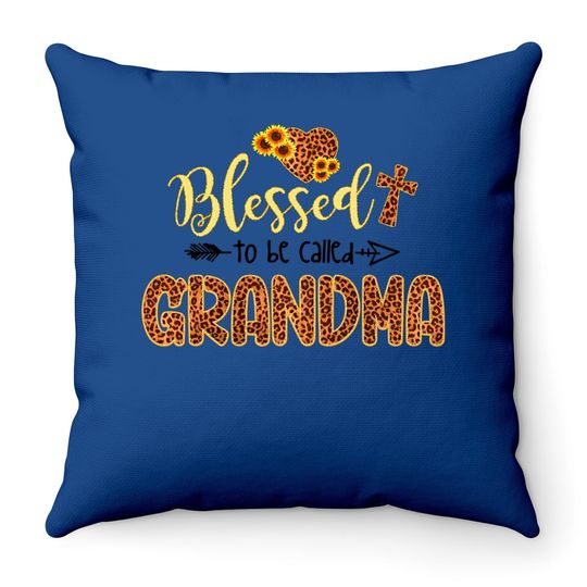 Blessed To Be Called Grandma Heart Classic Throw Pillow