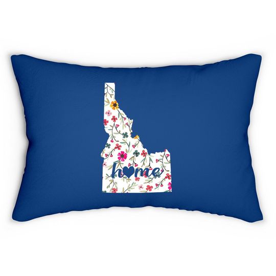 Floral Idaho Home Lumbar Pillow