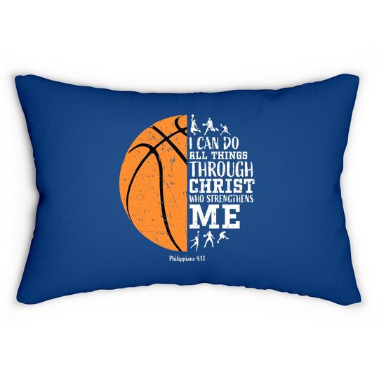 Christian Basketball Lumbar Pillow