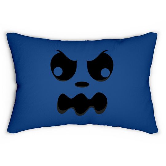 Ghost Face Halloween Lumbar Pillow