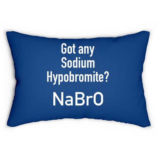 Chemistry Science Student Teacher Lumbar Pillow