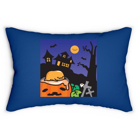 Gudetama Haunted House Halloween Lumbar Pillow