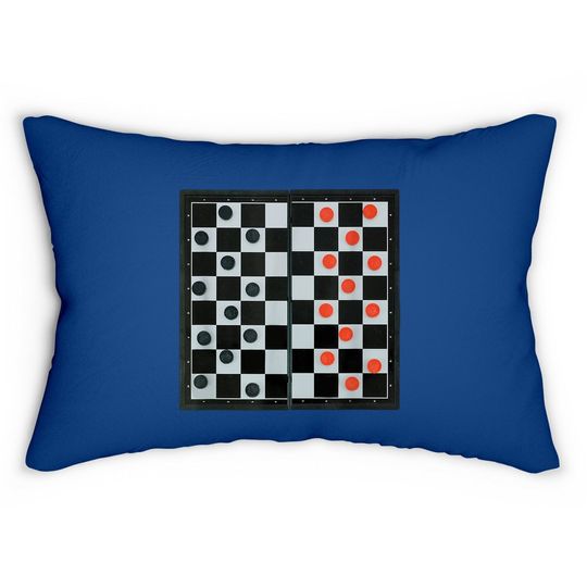 Checkers Board Costume Halloween Board Games Lumbar Pillow