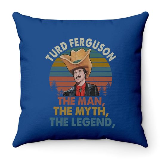Turd Ferguson Throw Pillow