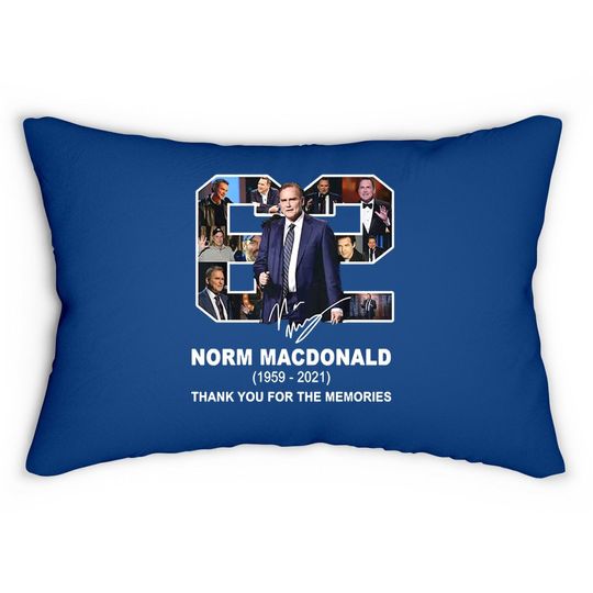 Rip Norm Macdonald 1959-2021 Lumbar Pillow
