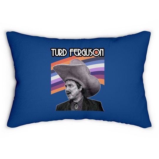 Turd Ferguson Celebrity Jeopardy Retro Lumbar Pillow