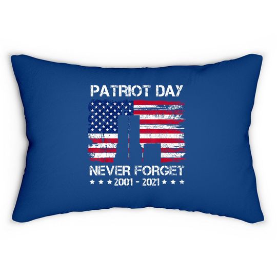 Patriot Day 9 11 Memorial 9/11 20th Anniversary Patriot Lumbar Pillow