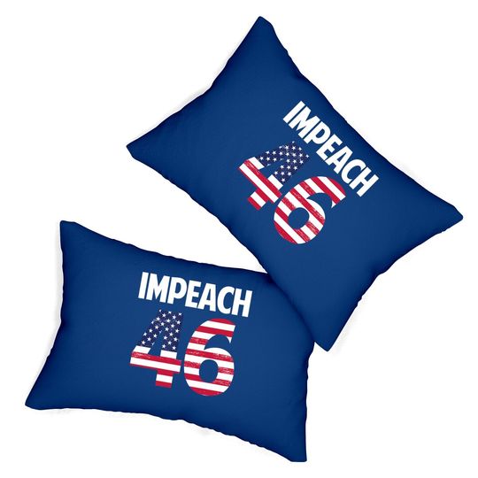 Biden Impeach 46 Lumbar Pillow