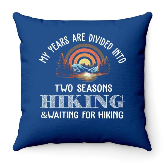 Two Seasons Hiking Throw Pillow