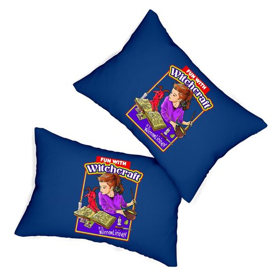 Witchcraft Wiccan-licious! Necronomicon Lumbar Pillow