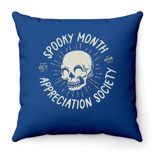 Spooky Month Throw Pillow